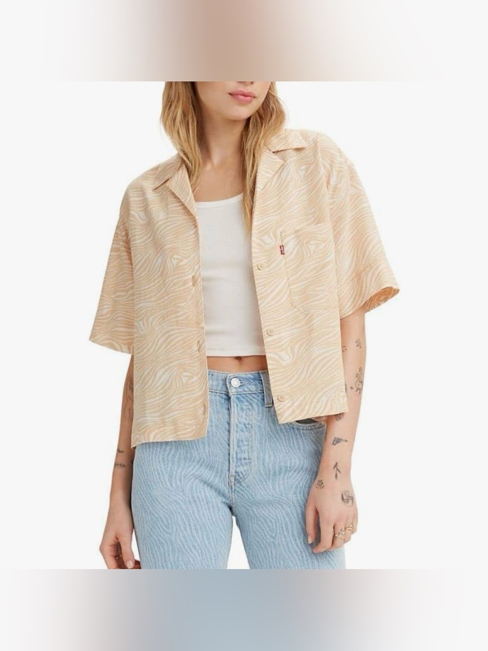 NWT Levi’s Nia Button-Up Resort Shirt Size 1X